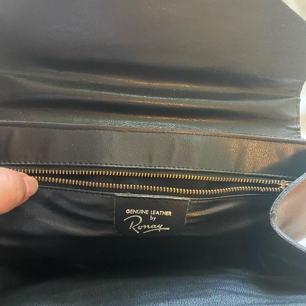 Vintage Brown leather bag - Picture 4 of 6